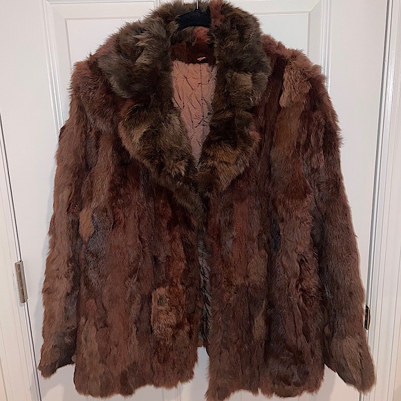 Vintage Rabbit fur coat - Picture 1 of 5